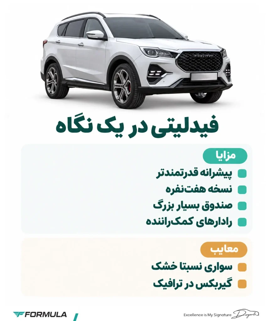 مزایا و معایب فیدلیتی