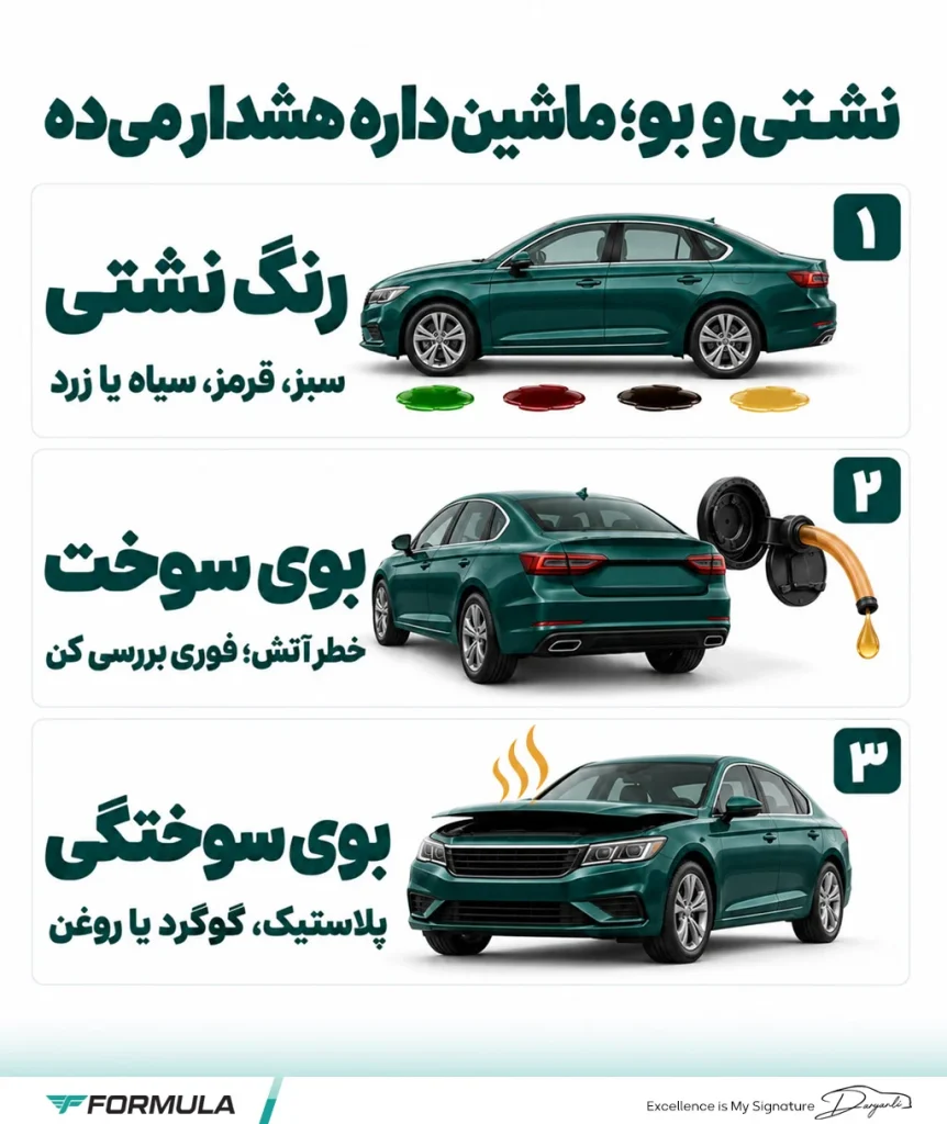 بو، دود و نشتی چه اطلاعاتی درباره سلامت خودرو می‌دهند؟