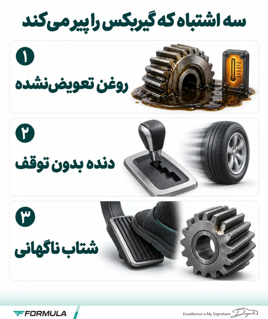 اشتباهاتی که به گیربکس آسیب می‌زنند و عمر خودرو را کاهش میدهد